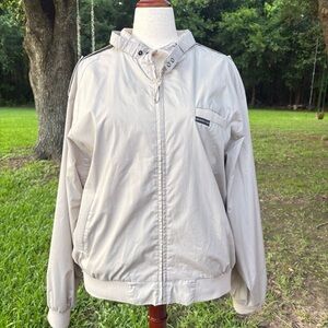 MEMBERS ONLY VINTAGE TAN JACKET XL GUC